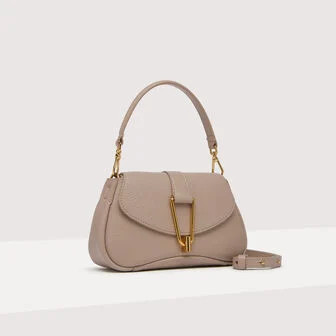 Grained Leather Handbag